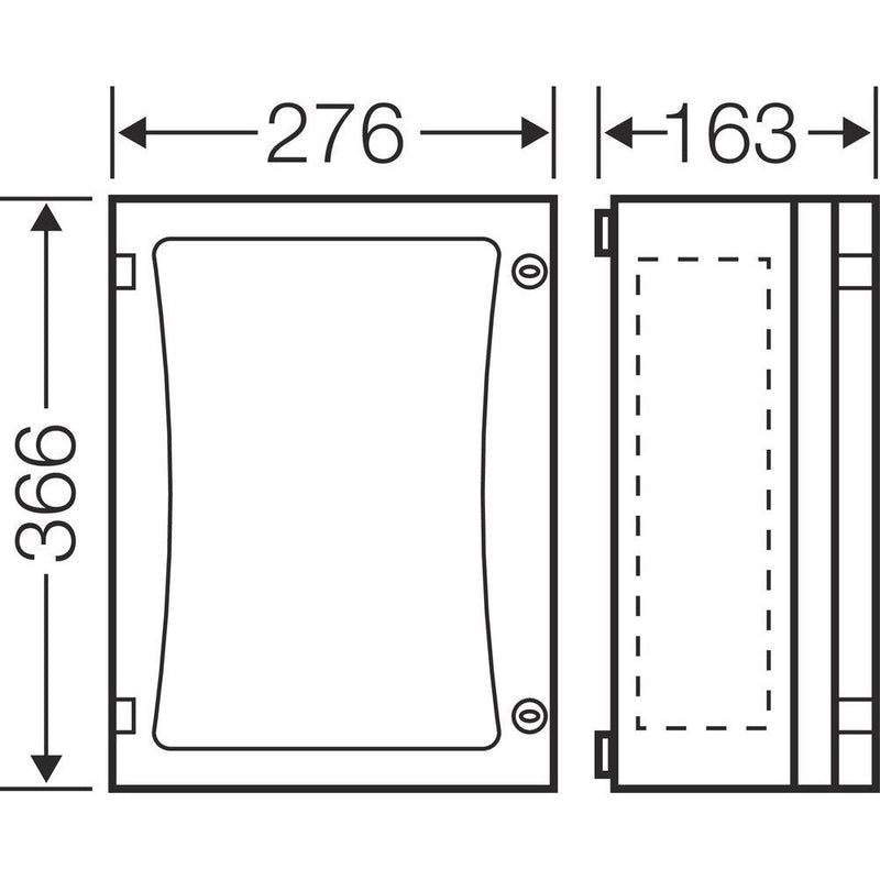 Hensel - Leergehäuse ENYSTAR-Leergehäuse FP 0231 216x306x136mm