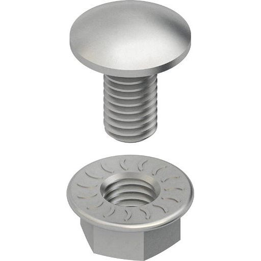 Niedax - Maschinenschraube/Bolzen Flachrundkopfschraube FLM 6X20 FG L=20mm M6 − 100 Stück