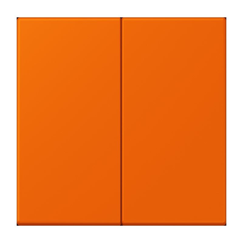 Jung - Abdeckung/Bedienelement für Installationsschalterprogramme Wippe 2fach LC 995 224 orange (32080)