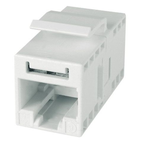 Telegärtner - Modulare Kupplung UMJ-Kupplung K Cat.5e 100023229 RJ45 (f-f), apws − 24 Stück