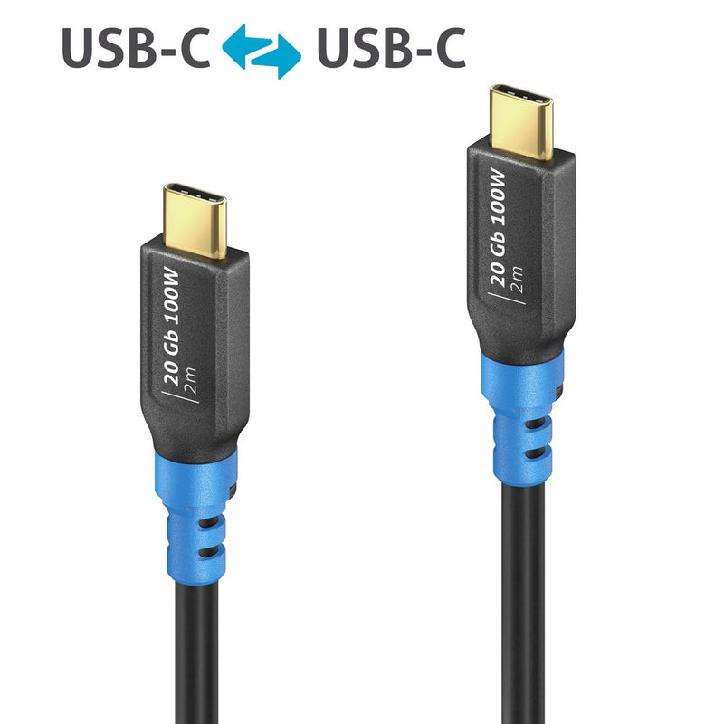 PureLink - PC-Kabel USB-C>C Kabel 2m FI-U400-020 FlexInstall