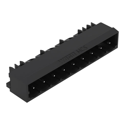 WAGO GmbH & Co. KG - Leiterplattensteckverbinder THR - Stiftleiste Lötstift 231 - 43#4055143695343 1,0x1,0,abgew.,sw − 100 Stück
