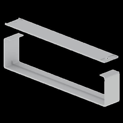 Unex - Verbinder für Kabeltragsystem Stoßstellenabdeckung 66534 lichtgrau − 4 Stück by Unex
