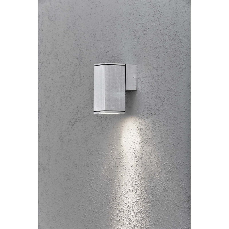 Gnosjö Konstsmide AL - Decken-/Wandleuchte Halogen Wandleuchte 7908-310 grau, alu GU10