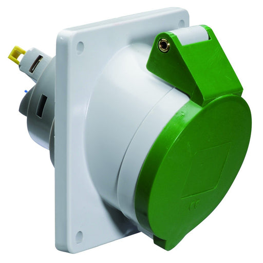 Bals Elektrotech - CEE-Anbausteckdose (IEC 60309) Anbausteckdose geneigt 32A 12803 5p >50V 10h IP44