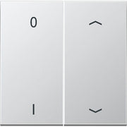 Jung - Sender/Fernbedienung für Installationsschalterprogramme Funk-Wandsender alu lack ENO AL 2995 P01-L 4-kanalig Symbole