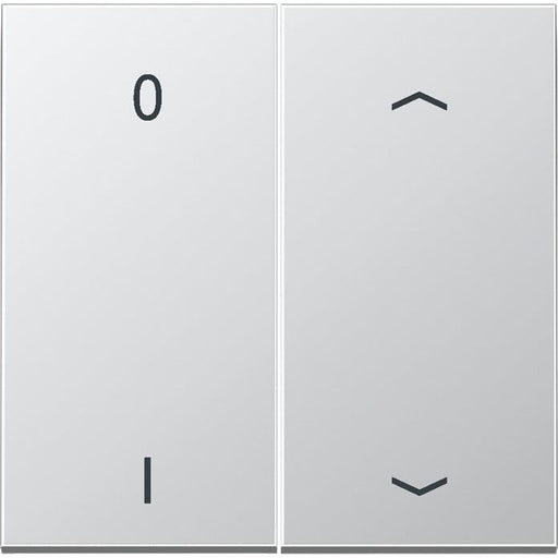 Jung - Sender/Fernbedienung für Installationsschalterprogramme Funk-Wandsender alu lack ENO AL 2995 P01-L 4-kanalig Symbole