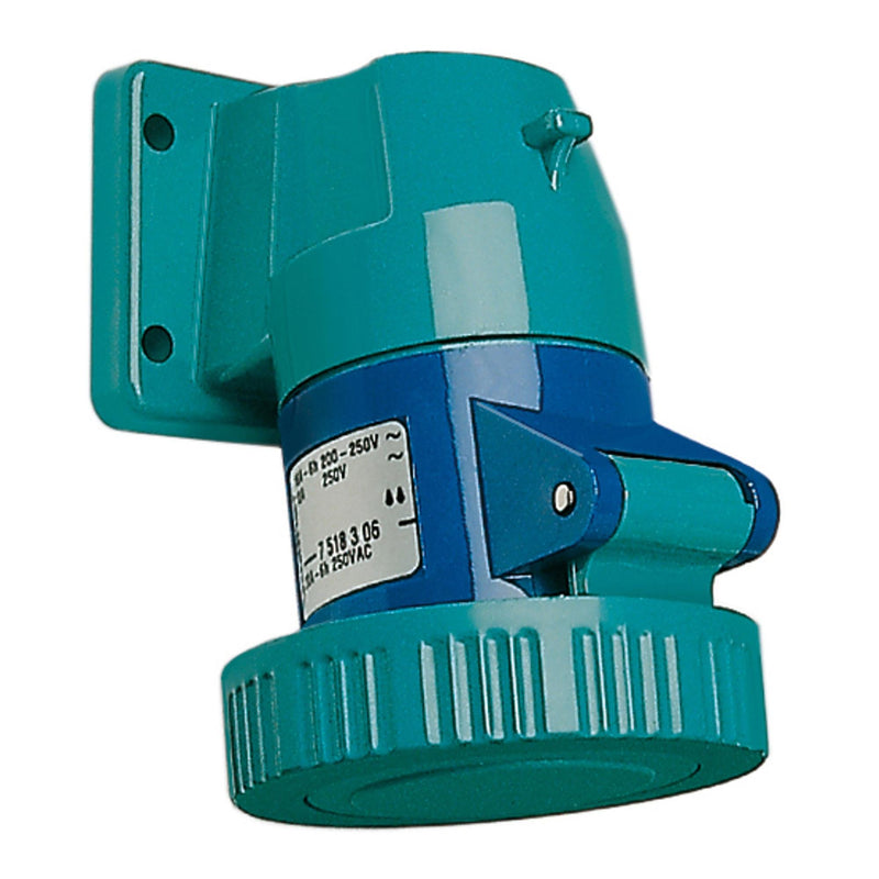 Walther Werke - CEE-Anbausteckdose (IEC 60309) CEPro Anbaudose 16A 7518306 3P 230V 6h IP67 6Sk