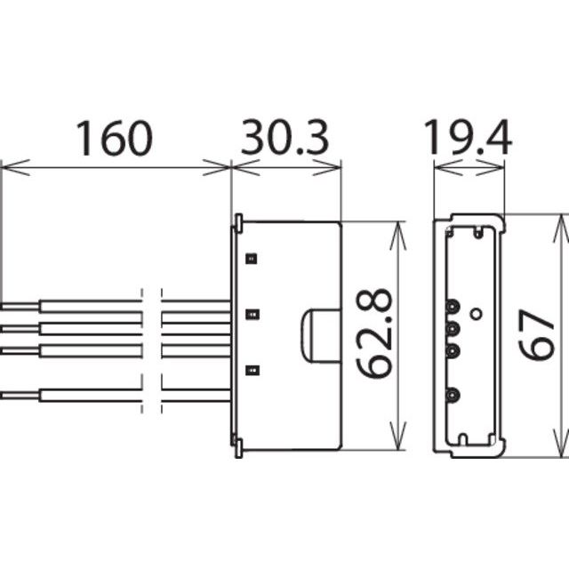 DEHN - Überspannungsableiter für Energietechnik/Stromversorgung Überspannungsableiter DCOR L 2P SN1860 Typ 2 DEHNcord, 2-p