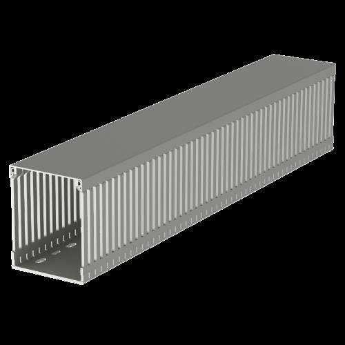 Unex - Verdrahtungskanal gr 100.80.77 RAL7030 100x80 − 2 Meter