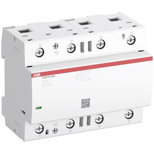 ABB Stotz S&J - Installationsschütz für Reiheneinbau Installationsschütz ESB100-40N-06 R0640 100A 230V AC/DC