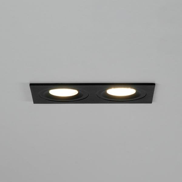 Brumberg Leuchten - Downlight/Strahler/Flutlicht Einbaumodul rechteckig 45024180 2-fach