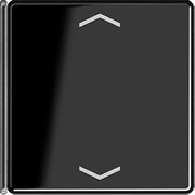 Jung - Abdeckung/Bedienelement für Installationsschalterprogramme Taste 4-fach sw A 404 TSAP SW 14 mit Symbolen