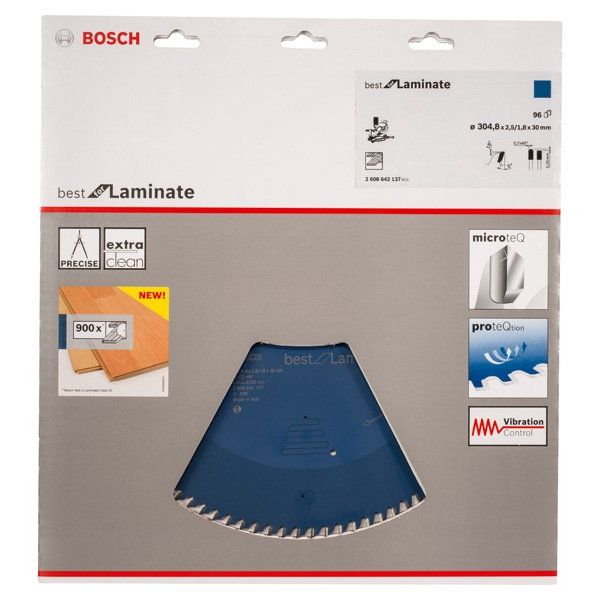 Bosch - Kreissägeblatt Best for 2608642137 Laminate 305 x 30