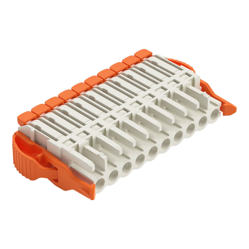 WAGO - Kabelsteckverbinder für Leiterplattensteckverbinder Federleiste 1-Leiter Hebel 2721-1110/037-000 Push-in Cage Clamp − 50 Stück