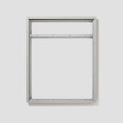 Siedle&Söhne - Montageelement für Türstation Kombirahmen KR 611-5/4-0 SM sil/met