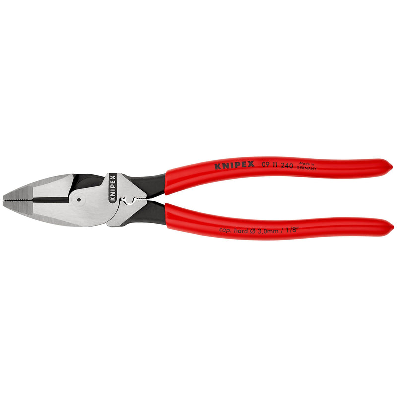 Knipex - Kombizange Kabelzange 09 11 240 SB 240mm, mit Bef.-Öse