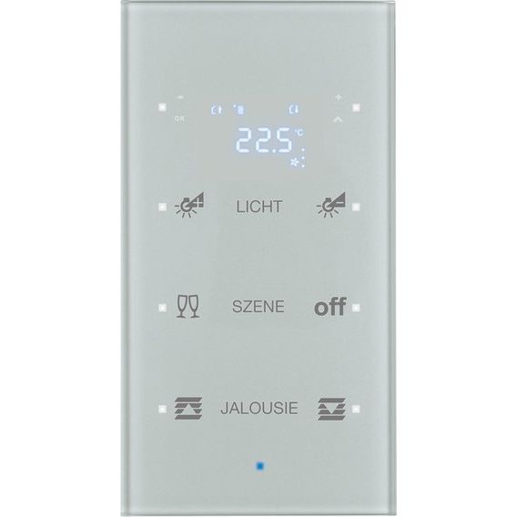 Berker - Bussystem-Tastsensor Glas-Sensor 75643134 mit Raumtemperatur