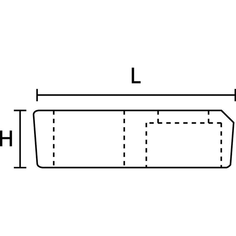 HellermannTyton - Befestigungssockel und -element für Kabelbinder Befestigungssockel FH18-N66-NA-D1 − 500 Stück