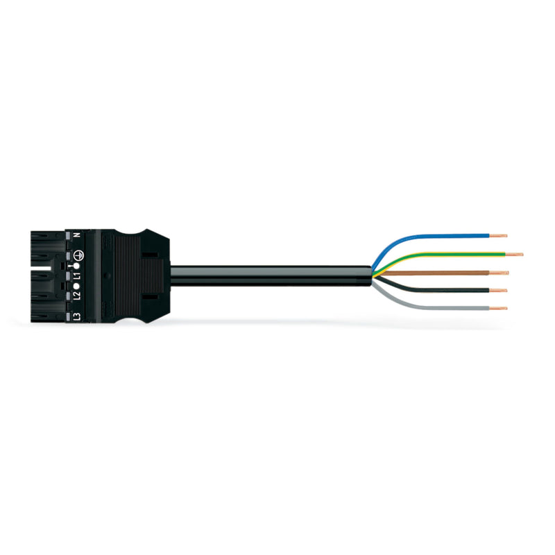 WAGO - Konfektionierte Leitung für steckbare Gebäudeinstallation konfekt. Anschlussleitung 771-9995/217-401 Eca,Stecker