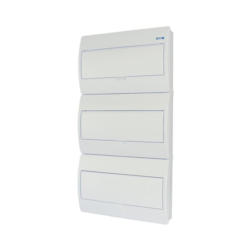 Eaton - Installationskleinverteiler Verteiler BC-O-3/54-TW-ECO AP mit weißer Tür