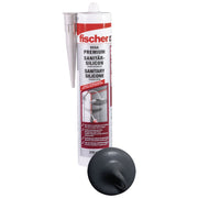 Fischer Deutschl - Dichtstoff Sanitärsilicon 310ml DSSA AN anthrazit C67