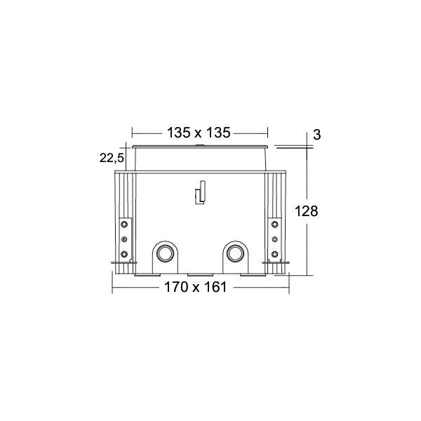 Brumberg Leuchten - Bodeneinbauleuchte LED-Bodeneinbauleuchte 14695083 3000K, schwarz