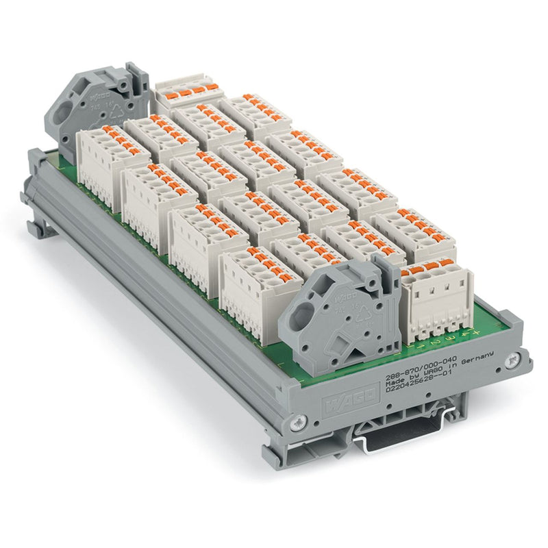 WAGO - Übergabemodul Potentialverteilermodul 288-870/000-040 je 6 Klemmstellen