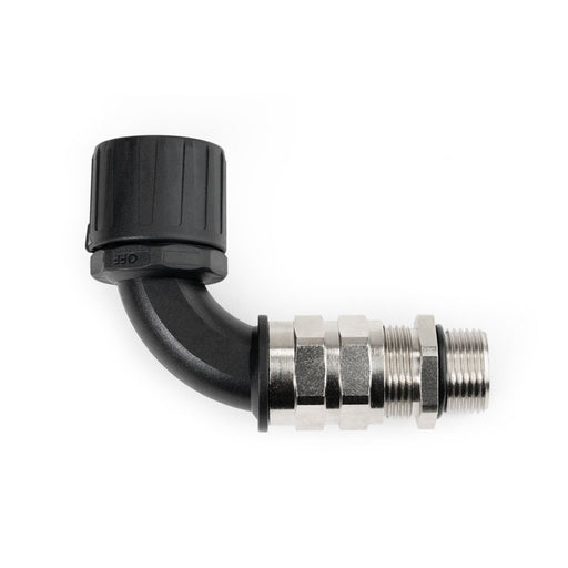 HellermannTyton - Kunststoff-Wellschlauch-Verschraubung KS-Verschraubung HG28-90CG-PG21 IP66 − 10 Stück