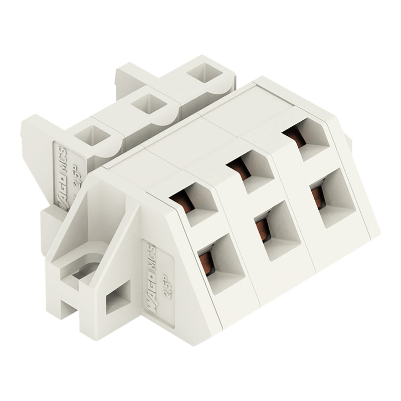 WAGO - Kabelsteckverbinder für Leiterplattensteckverbinder 1-Leiter Federleiste 721-333/031-000 CAGECLAMP 2,5mm²,lgr − 50 Stück