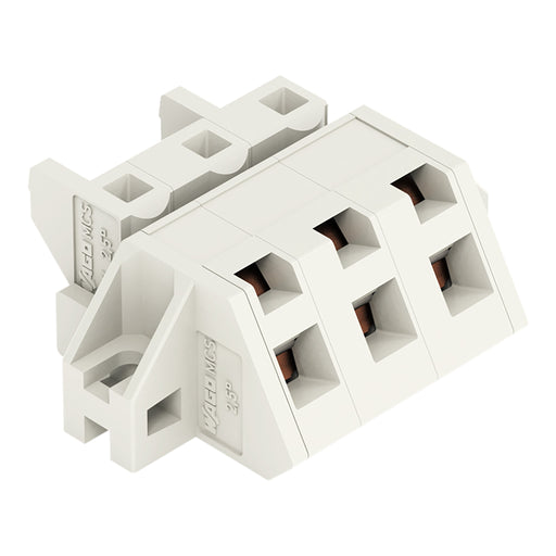 WAGO - Kabelsteckverbinder für Leiterplattensteckverbinder 1-Leiter Federleiste 721-333/031-000 CAGECLAMP 2,5mm²,lgr − 50 Stück