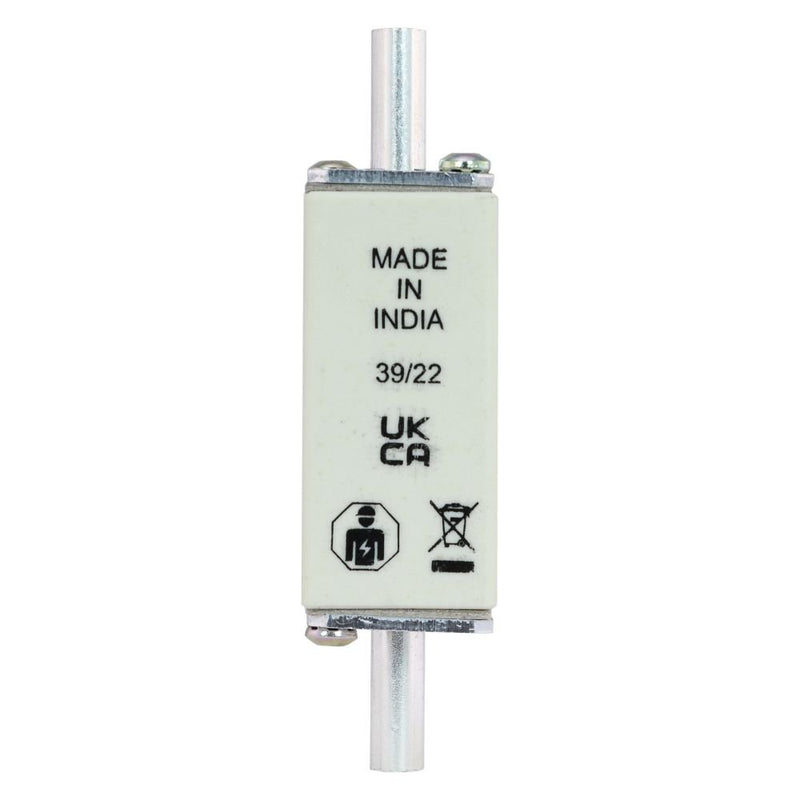 Eaton - Messersicherung Sicherungseinsatz Nieders. NH FUSE 20#20NHG000B 20A AC 500V 120kA − 3 Stück