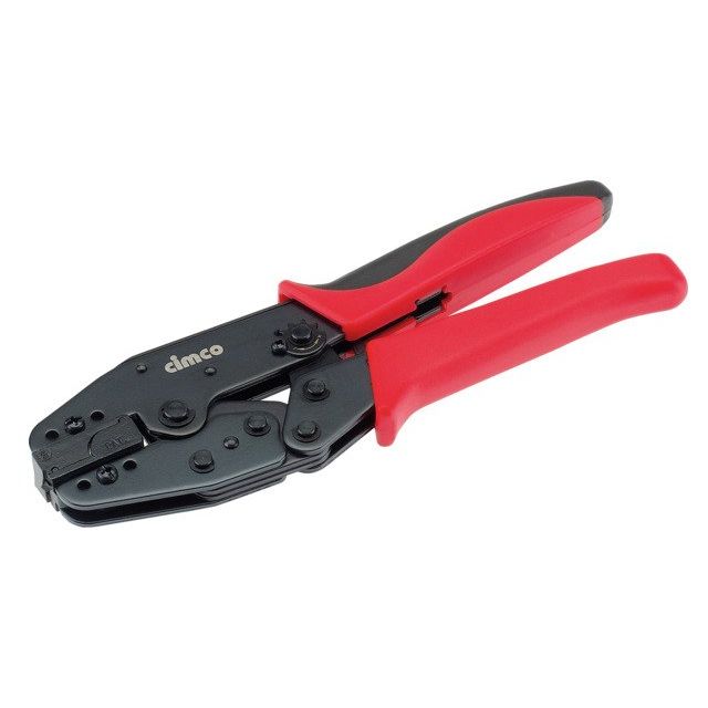 Cimco Werkzeuge - Presswerkzeug Kabelschuhe/Verbinder, Aderendhülsen, Schirmanschluss Crimpzange 106202 RJ45 Hirose