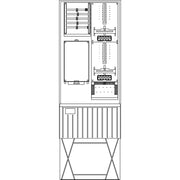 Elsta Mosdorfer - Zähler-Komplettschrank Zähleranschlusssäule ZS322.W1 A320 W1 2Z 3.HZ