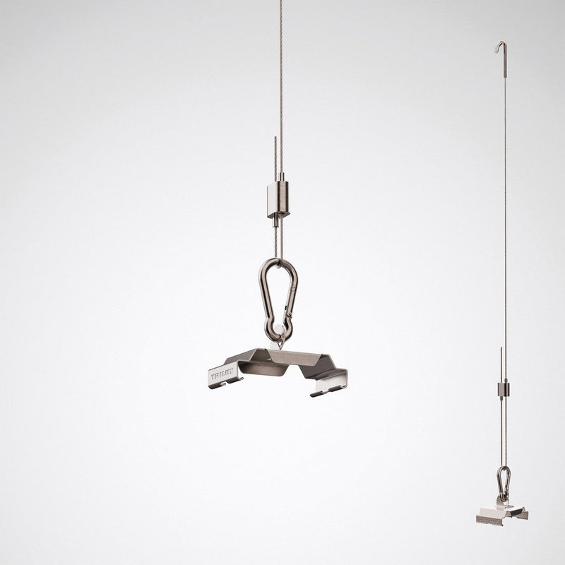 Trilux - Mechanisches Zubehör/Ersatzteile für Leuchten Seilabhängung A01DSXT/1500 078 Edelstahl