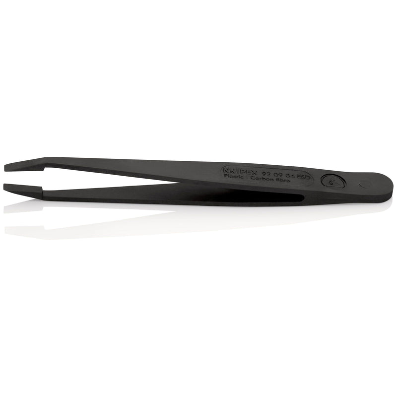 Knipex - Pinzette Kunststoffpinzette 92 09 04 ESD ESD Glatt 115 mm − 1 Stück