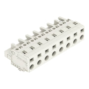 WAGO - Kabelsteckverbinder für Leiterplattensteckverbinder 1-Leiter-Federleiste 721-208/008-000 CAGECLAMP 2,5mm²,lgr − 25 Stück