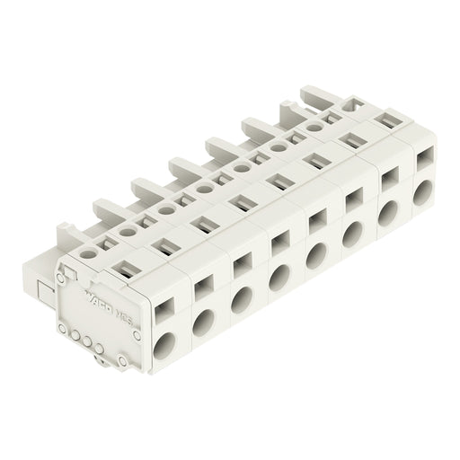 WAGO - Kabelsteckverbinder für Leiterplattensteckverbinder 1-Leiter-Federleiste 721-208/008-000 CAGECLAMP 2,5mm²,lgr − 25 Stück