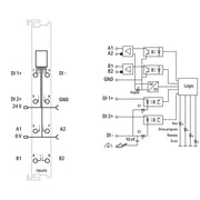 WAGO - Feldbus, Dez. Peripherie - Funktions-/Technologie-Modul Steppercontroller 750-670 RS 422