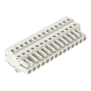 WAGO - Kabelsteckverbinder für Leiterplattensteckverbinder 1-Leiter-Federleiste 721-114/008-000 CAGECLAMP 2,5mm²,lgr − 25 Stück