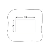 WAGO - Geräteanschluss für steckbare Gebäudeinstallation Snap-In-Stecker 890-773 3-polig,Kod. B,hgn − 50 Stück