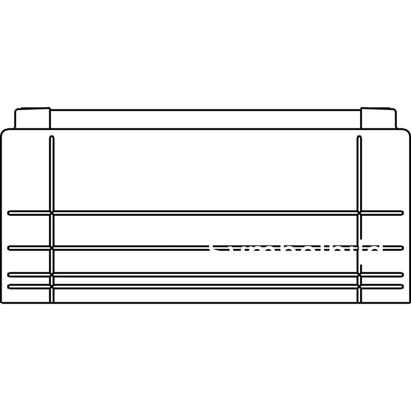 Elsta Mosdorfer - Sockel/Sockelelement (Schaltschrank) Sockelverlängerung SV4 1401.1 250/320 RAL 7035