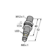 Turck - Induktiver Näherungsschalter Sensor BI4U-M12-AN6X-V1131 induktiv − 1 Stück