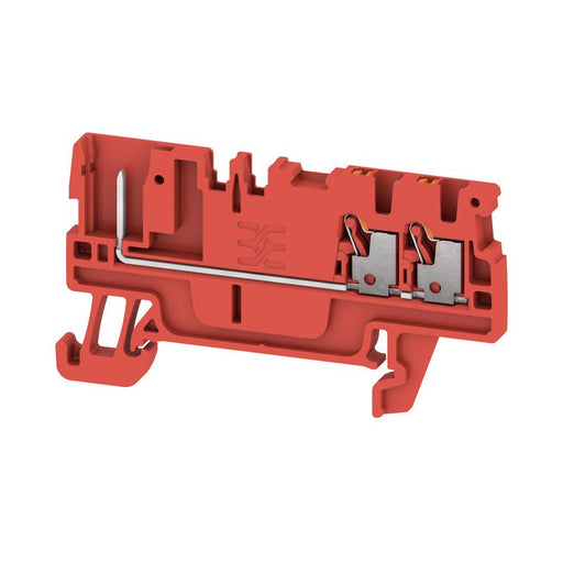 Weidmüller - Durchgangs-Reihenklemme Klemme APGTB 1.5 FT 3C/1 RD PUSH IN, 2.5 mm² − 50 Stück
