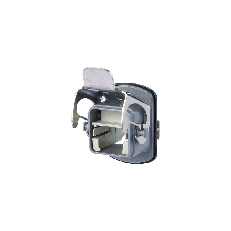 Metz Connect - Gehäuse für Rechtecksteckverbinder EB-Flansch V5,IP67 1401063300ME metall − 10 Stück