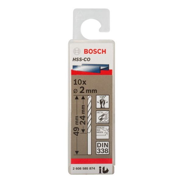 Bosch - Bohrer PRO Stainless Steel HSS-Co 2608585874 Spiralbohrer 2 x 24