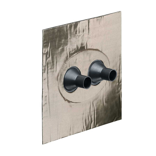 Kaiser - Zubehör/Ersatzteile für Dose/Gehäuse für Montage in der Wand/Decke Doppel-Rohrmanschette 9079-55 D15-22mm Alu-Butyl
