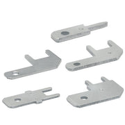 Klauke - Rund-/Flachsteckverbindung Flachstecker 2025 − 100 Stück