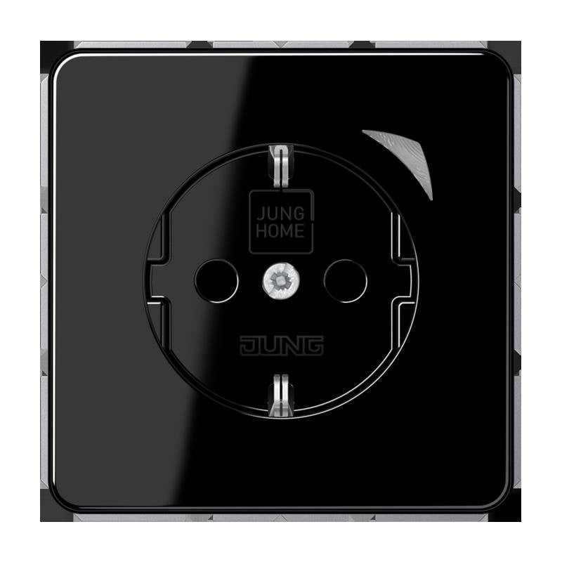 Jung - Steckdose SCHUKO Steckdose 16 A 250V BT CD 1521 S SW m. Berührungsschutz
