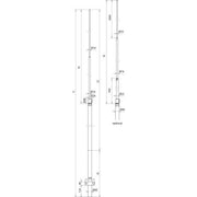 DEHN - Fangeinrichtung für Blitzschutz Fangstange FSD402216107500KSVV2 D 40/22/16/10mm NIRO